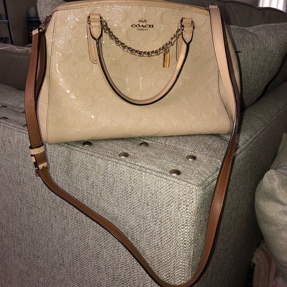 Coach | Bags | Coach Nude Twotoned Handbag | Poshmark
